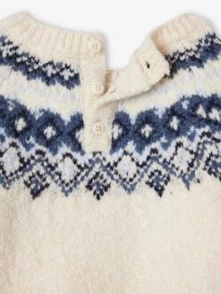 Pull Jacquard Bébé Garçon En Maille Mousseuse Ultra Douce - Kaki -Vertbaudet Soldes Boutique pull jacquard bebe garcon en maille mousseuse ultra douce 13