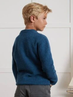 Cyrillus Pull Merinos - Bleu -Vertbaudet Soldes Boutique pull merinos 7