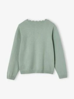 Pull Personnalisable Fille - Gris Chiné -Vertbaudet Soldes Boutique pull personnalisable fille 30