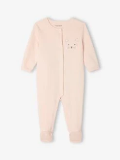 Pyjama Bébé Chat - Rose Pâle -Vertbaudet Soldes Boutique pyjama bebe chat 3