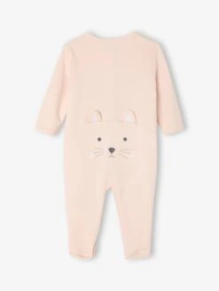 Pyjama Bébé Chat - Rose Pâle -Vertbaudet Soldes Boutique pyjama bebe chat 4