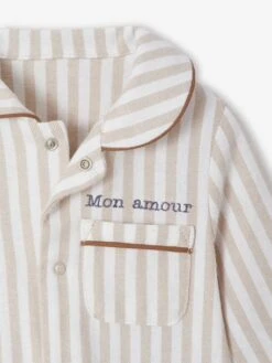 Pyjama Bébé En Flanelle + Doudou Coffret Cadeau Naissance - Beige 14 Pyjama Bébé En Flanelle + Doudou Coffret Cadeau Naissance - Beige -Vertbaudet Soldes Boutique pyjama bebe en flanelle doudou coffret cadeau naissance 5