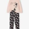 Pyjama Bicolore Disney Minnie Fille - Anthracite -Vertbaudet Soldes Boutique pyjama bicolore disney minnie fille