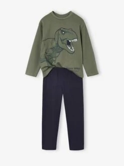 Pyjama Bicolore Jurassic World Garçon - Lichen