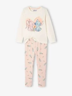Pyjama Disney Stitch & Angel - Rose Pâle