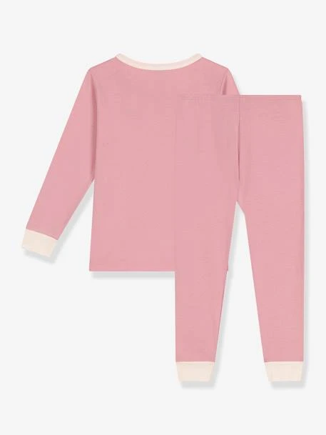 PETIT BATEAU Pyjama Fille En Coton - Rose 3 PETIT BATEAU Pyjama Fille En Coton - Rose – Image 3