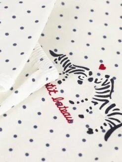 PETIT BATEAU Pyjama Fille En Coton Imprimé Pois - Blanc 7 PETIT BATEAU Pyjama Fille En Coton Imprimé Pois - Blanc -Vertbaudet Soldes Boutique pyjama fille en coton imprime pois 3