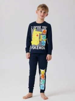Pyjama Garçon POKEMON NKMABEL NAME IT - Marine -Vertbaudet Soldes Boutique pyjama garcon pokemon nkmabel name it 2