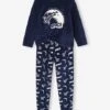 Pyjama Garçon Velours Fusée - Marine 20 Pyjama Garçon Velours Fusée - Marine -Vertbaudet Soldes Boutique pyjama garcon velours fusee