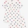 PETIT BATEAU Pyjama Short Enfant Imprimé Coeurs - Blanc -Vertbaudet Soldes Boutique pyjama short enfant imprime coeurs