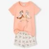 Pyjashort Disney Tic Tac Cerises - Corail