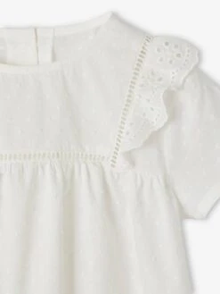Pyjashort Fille En Voile De Coton Plumetis Et Broderie Anglaise - écru 11 Pyjashort Fille En Voile De Coton Plumetis Et Broderie Anglaise - écru -Vertbaudet Soldes Boutique pyjashort fille en voile de coton plumetis et broderie anglaise 3