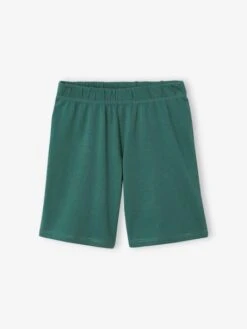 Pyjashort Peanuts Snoopy Surf - Vert émeraude -Vertbaudet Soldes Boutique pyjashort peanuts snoopy surf 2