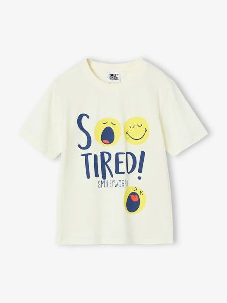 Pyjashort Smiley World So Tired - Bleu Chambray 4 Pyjashort Smiley World So Tired - Bleu Chambray – Image 4