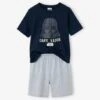 Pyjashort Star Wars Dark Vador Avec Détails Phosphorescents - Marine