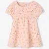 Robe à Col Claudine Bébé Fille - Rose Pâle