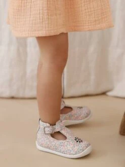 Robe à Collerette Bébé En Gaze De Coton - Orange -Vertbaudet Soldes Boutique robe a collerette bebe en gaze de coton 4