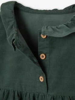 Robe à Collerette En Velours Milleraies Bébé - Beige -Vertbaudet Soldes Boutique robe a collerette en velours milleraies bebe 5