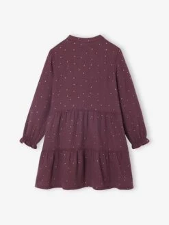 Robe à Pois En Gaze De Coton Fille - Vert Sauge -Vertbaudet Soldes Boutique robe a pois en gaze de coton fille 18