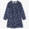 Robe à Smocks Motifs Fleurs Fille - Vanille -Vertbaudet Soldes Boutique robe a smocks motifs fleurs fille