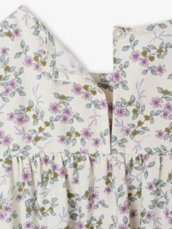 Robe à Smocks Motifs Fleurs Fille - Marine 23 Robe à Smocks Motifs Fleurs Fille - Marine -Vertbaudet Soldes Boutique robe a smocks motifs fleurs fille 23