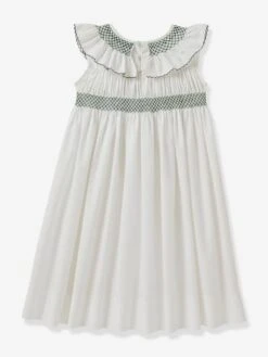 Cyrillus Robe Bianca Fille - Collection Fêtes Et Mariages - Blanc