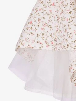 Robe De Cérémonie Motifs Fleurs Fille - Bleu -Vertbaudet Soldes Boutique robe de ceremonie motifs fleurs fille 6