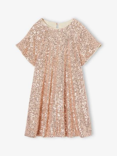 Robe De Fête à Sequins Fille - Or 3 Robe De Fête à Sequins Fille - Or – Image 3