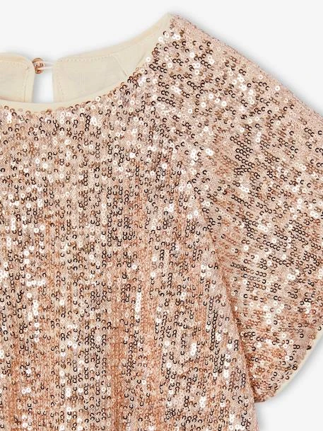 Robe De Fête à Sequins Fille - Or 5 Robe De Fête à Sequins Fille - Or – Image 5