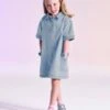 Robe En Jean Fille - Bleu Clair -Vertbaudet Soldes Boutique robe en jean fille