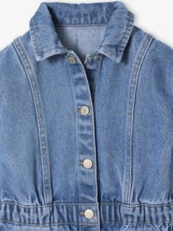 Robe En Jean Fille - Bleu Moyen 7 Robe En Jean Fille - Bleu Moyen -Vertbaudet Soldes Boutique robe en jean fille 11