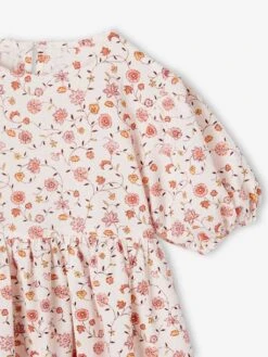 Robe En Seersucker Fille - Rose Pâle -Vertbaudet Soldes Boutique robe en seersucker fille 11