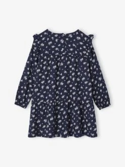 Robe Imprimée à Volants Fille - Vanille -Vertbaudet Soldes Boutique robe imprimee a volants fille 27