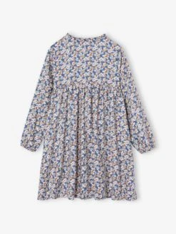 Robe Motif All Over Ouverture Boutonnée Devant - écru -Vertbaudet Soldes Boutique robe motif all over ouverture boutonnee devant 27