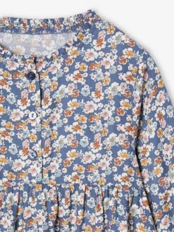 Robe Motif All Over Ouverture Boutonnée Devant - écru -Vertbaudet Soldes Boutique robe motif all over ouverture boutonnee devant 28