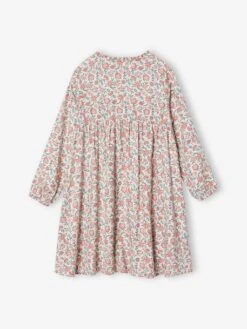 Robe Motif All Over Ouverture Boutonnée Devant - écru -Vertbaudet Soldes Boutique robe motif all over ouverture boutonnee devant 33