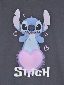 Robe Sweat Disney Lilo & Stitch En Molleton - Anthracite -Vertbaudet Soldes Boutique robe sweat disney lilo stitch en molleton 2