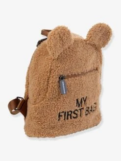 Childhome Sac à Dos My First Bag Teddy - Beige -Vertbaudet Soldes Boutique sac a dos my first bag teddy 1
