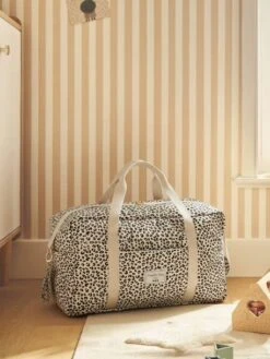 Sac à Langer Canvas Club Léopard - Beige Imprimé
