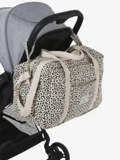 Sac à Langer Canvas Club Léopard - Beige Imprimé -Vertbaudet Soldes Boutique sac a langer canvas club leopard 5