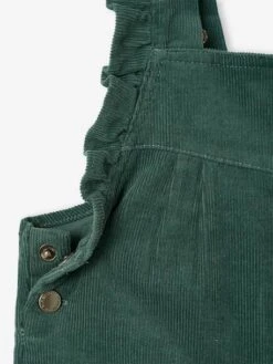 Salopette à Volants Bébé En Velours - Bleu Ardoise 34 Salopette à Volants Bébé En Velours - Bleu Ardoise -Vertbaudet Soldes Boutique salopette a volants bebe en velours 34