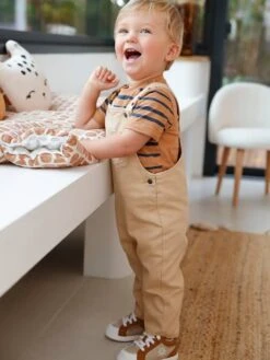 Salopette Avec Poches Bébé - Jaune