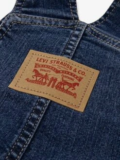 Levis Salopette Bébé En Denim Overall LEVI'S - Denim Brut -Vertbaudet Soldes Boutique salopette bebe en denim overall levis 2