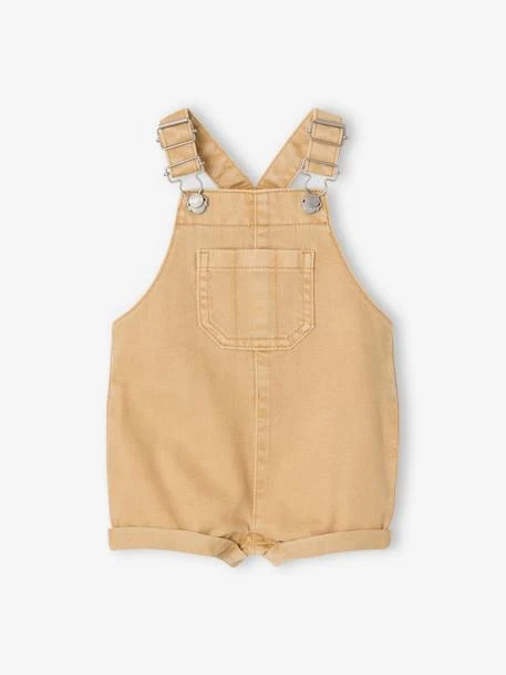 Salopette Courte Avec Bretelles Réglables Bébé - Cappuccino 1 Salopette Courte Avec Bretelles Réglables Bébé - Cappuccino