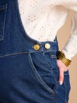 Salopette En Jean De Grossesse Forme Large - Denim Brut -Vertbaudet Soldes Boutique salopette en jean de grossesse forme large 4