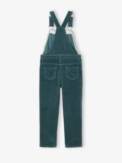 Salopette En Velours Côtelé Fille - Vieux Rose -Vertbaudet Soldes Boutique salopette en velours cotele fille 13