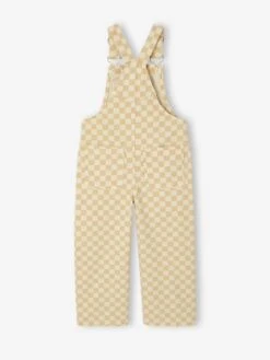 Salopette Fille à Carreaux - Carreaux Jaune -Vertbaudet Soldes Boutique salopette fille a carreaux 2