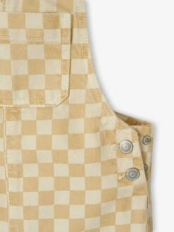 Salopette Fille à Carreaux - Carreaux Jaune -Vertbaudet Soldes Boutique salopette fille a carreaux 4