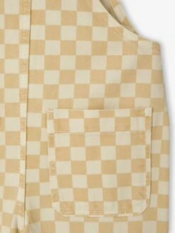 Salopette Fille à Carreaux - Carreaux Jaune -Vertbaudet Soldes Boutique salopette fille a carreaux 5