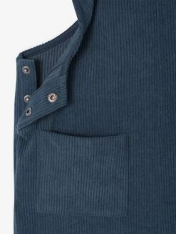 Salopette Fille Large Velours Effet Molleton - Vert Sapin -Vertbaudet Soldes Boutique salopette fille large velours effet molleton 10